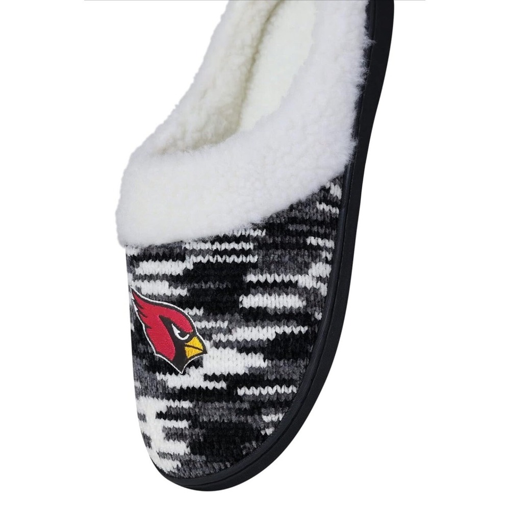 Arizona Cardinals Sherpa Lined Colorblend Cup Sole slippers Womens Large (9/10) - Picture 3 of 7